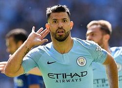 Sergio Aguero lập cú đúp, Man City đè bẹp Bournemouth