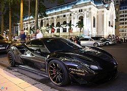 Cận cảnh siêu xe Ferrari 488 GTB độ Liberty Walk độc nhất VN