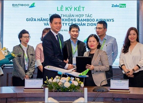 ZaloPay và Bamboo Airways hợp tác, khách có thể mua vé máy bay trên ZaloPay