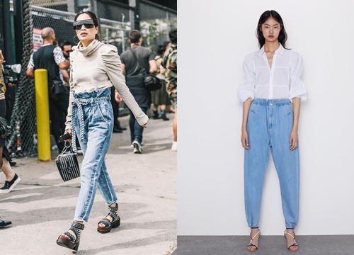 9 mốt quần jeans rộ lên nửa cuối năm 2019