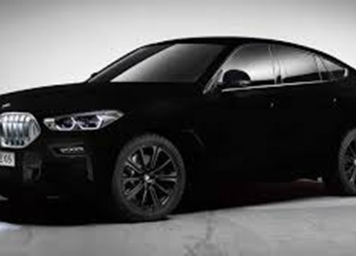 BMW X6 Vantablack: Đen tới mức... không thể đen hơn!