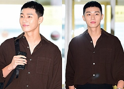 Có ai như "phó chủ tịch" Park Seo Joon, "lột xác" với đầu quả dừa úp ngược mà vẫn khiến sân bay náo loạn