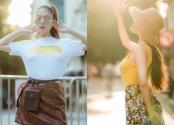 Hoa hậu Tuyết Nga diện street style đa dạng dạo phố