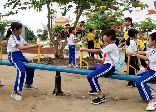 Khánh thành khu vui chơi thiếu nhi xã Long Hòa