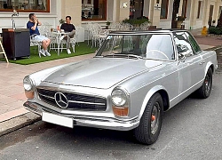 Ngắm "mái chùa" cổ kính Mercedes 230 SL giữa lòng Sài Gòn hoa thị