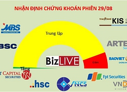 Nhận định chứng khoán 29/8: Rủi ro tạm thời được tiết chế