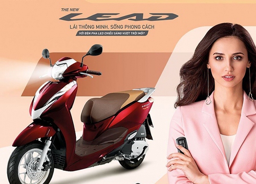 Ra mắt xe tay ga Honda LEAD 125cc phiên bản mới, đèn pha LED, giá tăng nhẹ