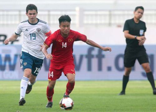 U15 Việt Nam gây bất ngờ khi đánh bại U15 Nga tại giải U15 quốc tế