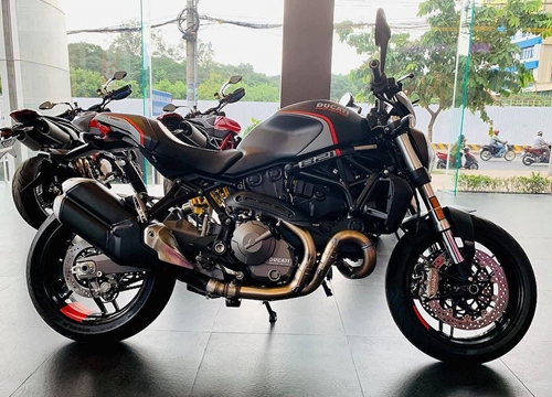 Naked bike Ducati Monster 821 Stealth "chốt giá" 455 triệu đồng, nổi bật bởi những chi tiết đặc biệt này