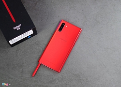 Chi tiết Galaxy Note10 đỏ không bán chính hãng ở VN