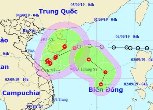 Điều gì xảy ra khi 2 áp thấp nhiệt đới cùng hoạt động trên Biển Đông?