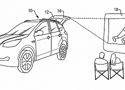 Ford được cấp bằng sáng chế cho ý tưởng tích hợp máy chiếu vào đuôi xe