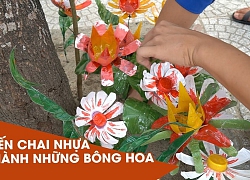 Những chàng trai áo xanh biến chai nhựa thành những bông hoa