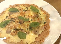 Pizza bằng mì gói thơm ngon hấp dẫn