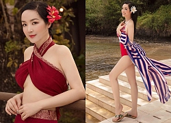 U50 Giáng My khoe hình thể gợi cảm với bikini táo bạo