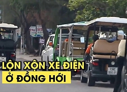 Xe điện ở Đồng Hới "trăm hoa đua nở" gây cảm giác bất an