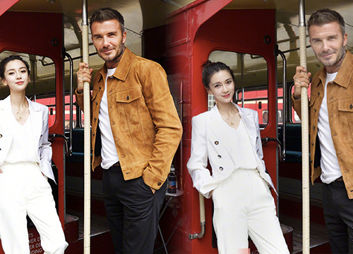 Bỏ mặc scandal ly hôn, Angelababy khoe ảnh hẹn hò cùng David Beckham