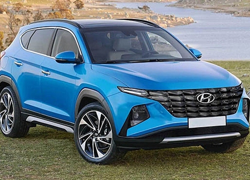 Đây là hình ảnh Hyundai Tucson 2020 thế hệ mới, khá chi tiết