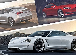 Porsche Taycan vs Tesla Model S/Model 3: Chênh lệch đáng kinh ngạc