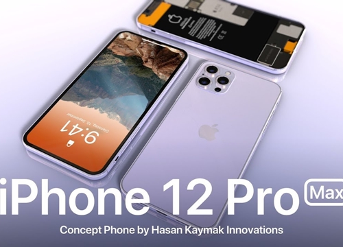 iPhone 12 Pro xuất hiện với màn hình không tai thỏ, thiết kế mạnh mẽ và nam tính