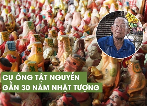 Cụ ông kỳ lạ U90: Gần 30 năm nhặt tượng ông địa ở Sài Gòn