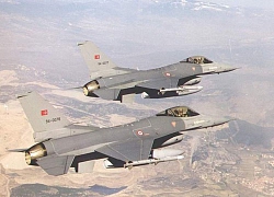 Hai tiêm kích F-16 Thổ Nhĩ Kỳ phối hợp bắn rơi UAV xâm phạm không phận