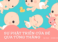 Tham khảo các cột mốc phát triển quan trọng của em bé sơ sinh trong năm đầu tiên theo từng tháng