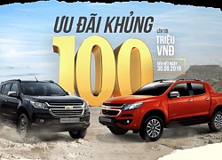 Bảng giá xe ô tô Chevrolet tháng 9/2019, ưu đãi "khủng" đến 100 triệu đồng