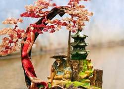 'Hot boy' An Giang 'hô biến' sợi dây đồng thành cây bonsai dáng lạ