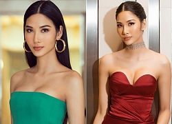 Phớt lờ tin đồn nâng ngực để thi Miss Universe 2019, Hoàng Thùy càng ngày càng chăm khoe trọn vòng 1 căng tròn