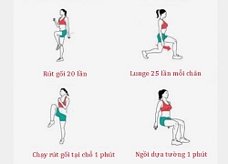 15 phút tập luyện mỗi tối giúp eo thon