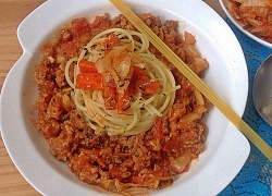 Cách làm mì Spaghetti sốt cà chua ngon nhất