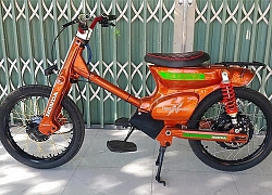 Dân chơi Tây Ninh tự chế Honda Super Cub chạy điện