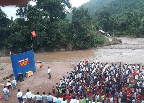 'Dụi mắt' trước hình ảnh đổi khác của ngôi trường từng tổ chức lễ khai giảng bên bờ suối