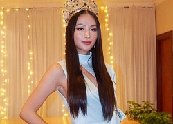 Hoa hậu Phương Khánh diện váy hở ngực, xẻ đùi chấm thi Miss Earth Malaysia 2019