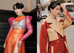 Hot girl Hồng Xuân mặc sặc sỡ dự New York Fashion Week