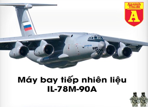 Infographic: "Bầu sữa trên không" IL-78M-90A của Nga giờ có thêm cả khả năng phóng hoả