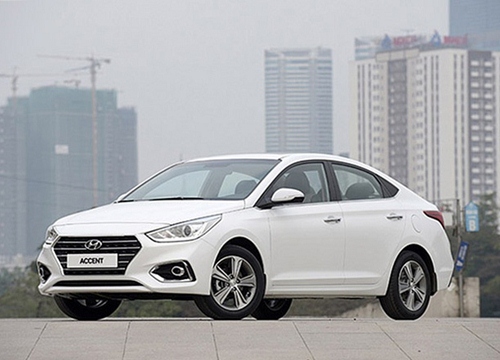 Accent tiếp tục giữ "ngôi vương" của Hyundai tại Việt Nam trong tháng 8/2019