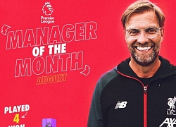 BẢN TIN TỐI 13/9: Jurgen Klopp xuất sắc tháng 8