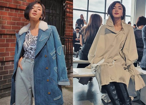 Châu Bùi chạy show 'mệt nghỉ' khi tham dự New York Fashion Week 2019