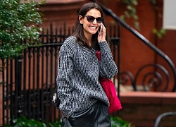 Katie Holmes 'lột xác' ngoạn mục, mặc hở bạo sau khi chia tay bạn trai da màu