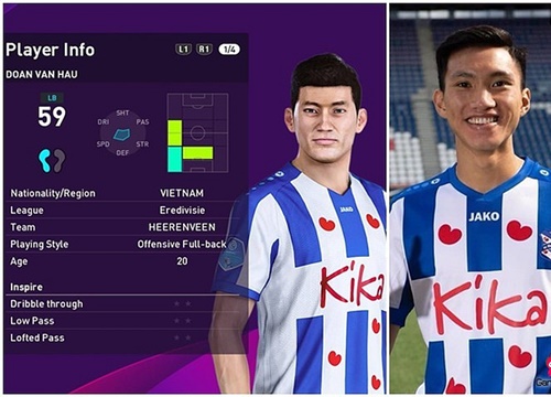 Quá tuyệt vời, 2 cầu thủ Công Phượng và Văn Hậu chính thức có mặt trên PES 2020