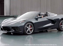 Chevrolet Corvette Stingray Convertible C8 hoàn toàn mới sẽ ra mắt vào ngày 2/10/2019