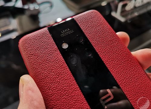 Huawei Mate 30 Pro RS Porsche Design lộ thiết kế: Mặt lưng da phối kính cao cấp