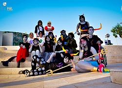 Phiên bản cosplay Terezi Pyrope trong Homestuck