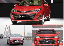 So giá Toyota Vios, Hyundai Accent và Kia Soluto