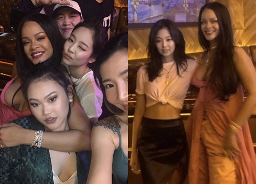 Bấn loạn loạt ảnh Rihanna và Jennie thân thiết tại sự kiện, mỹ nhân BLACKPINK bị lu mờ nhưng nhan sắc đúng là không vừa