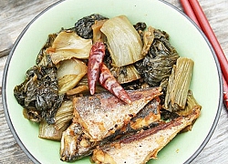 Cá kho dưa chua