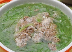 Canh cua nấu bầu