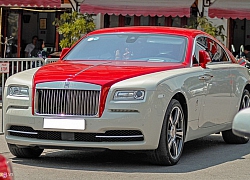 Coupe siêu sang Rolls-Royce Wraith phối màu lạ dạo phố Hà Nội